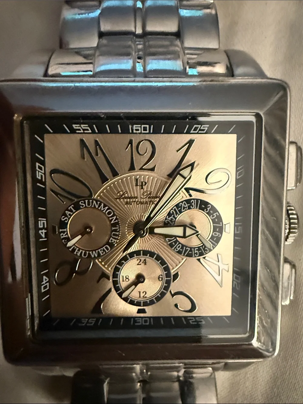 Lucien Picard Men's Stainless Steel Automatic Watch